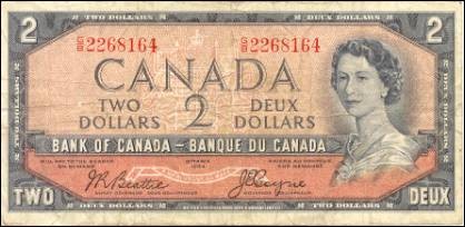 1954 Devils Face Series - $2 Notes