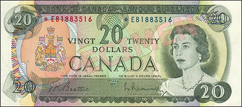 1969-1975 Series - $20 Notes