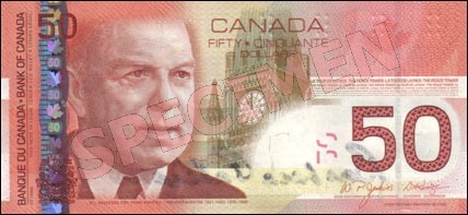 Canadian Journey Series - $50 Notes